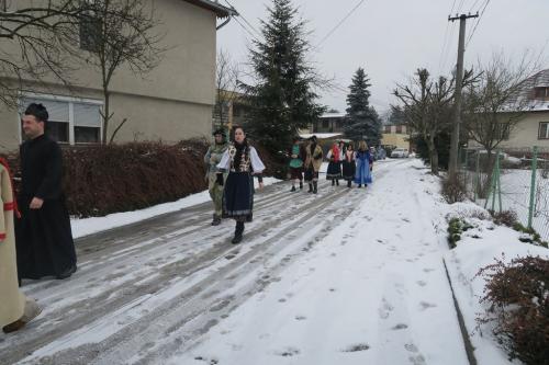 Fašiangy 2017 Horný Hričov sprievod časť 1.